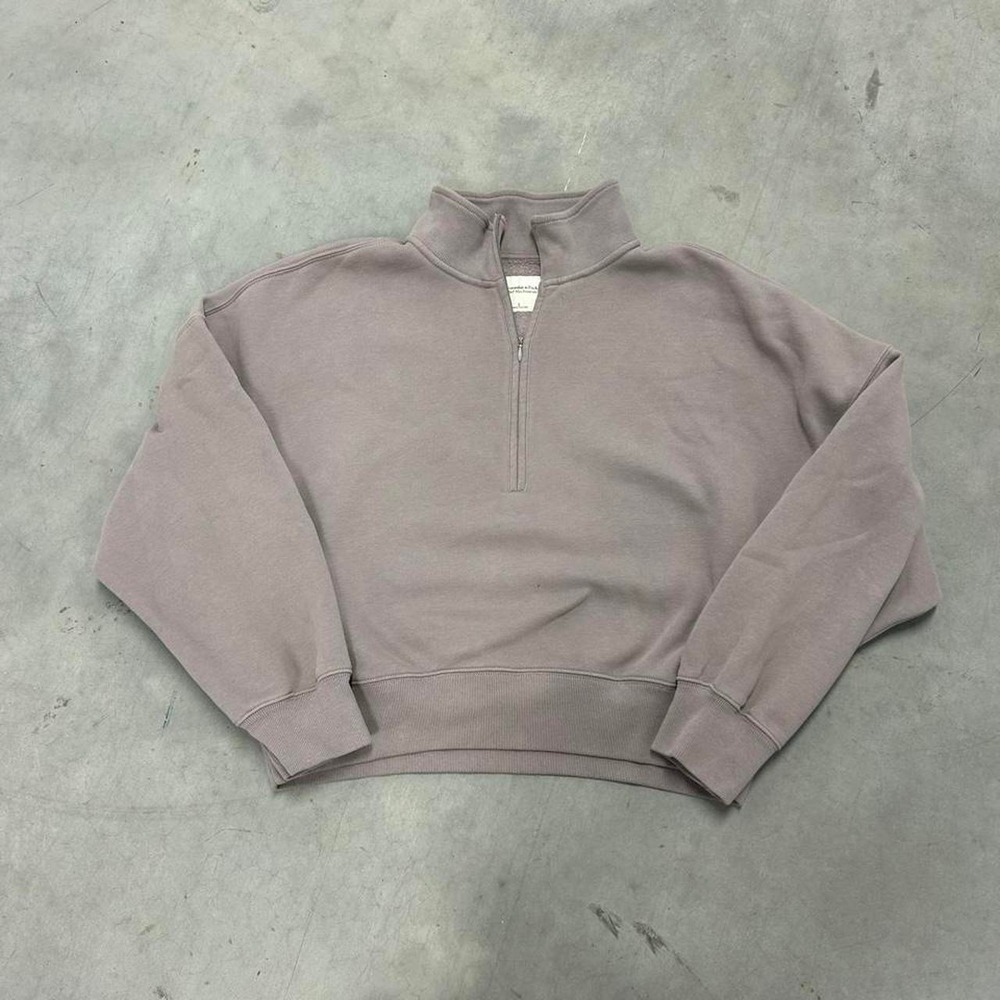 Abercrombie & Fitch Quarter Zip Sweater